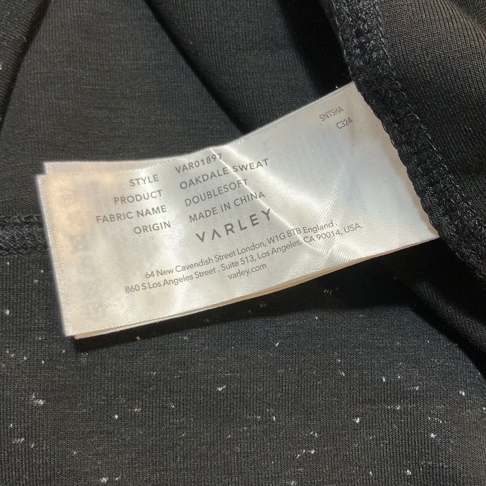 Varley Black Speckled Hoodie - Picture 10 of 11
